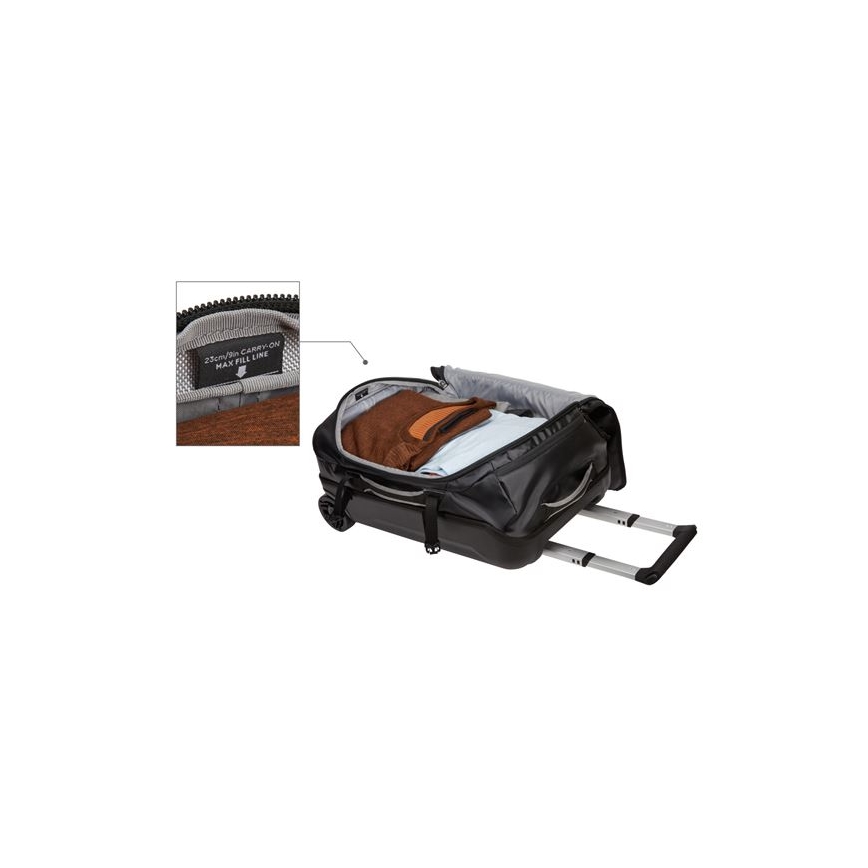 Thule TL-TCCO122K - Športna torba na kolesih Chasm 40 l črna