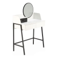 Toaletna miza AGNES 120x80 cm bela/črna