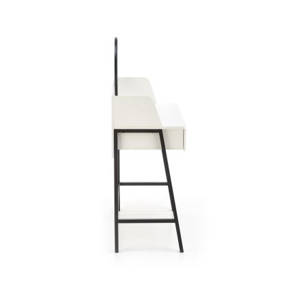 Toaletna miza AGNES 120x80 cm bela/črna