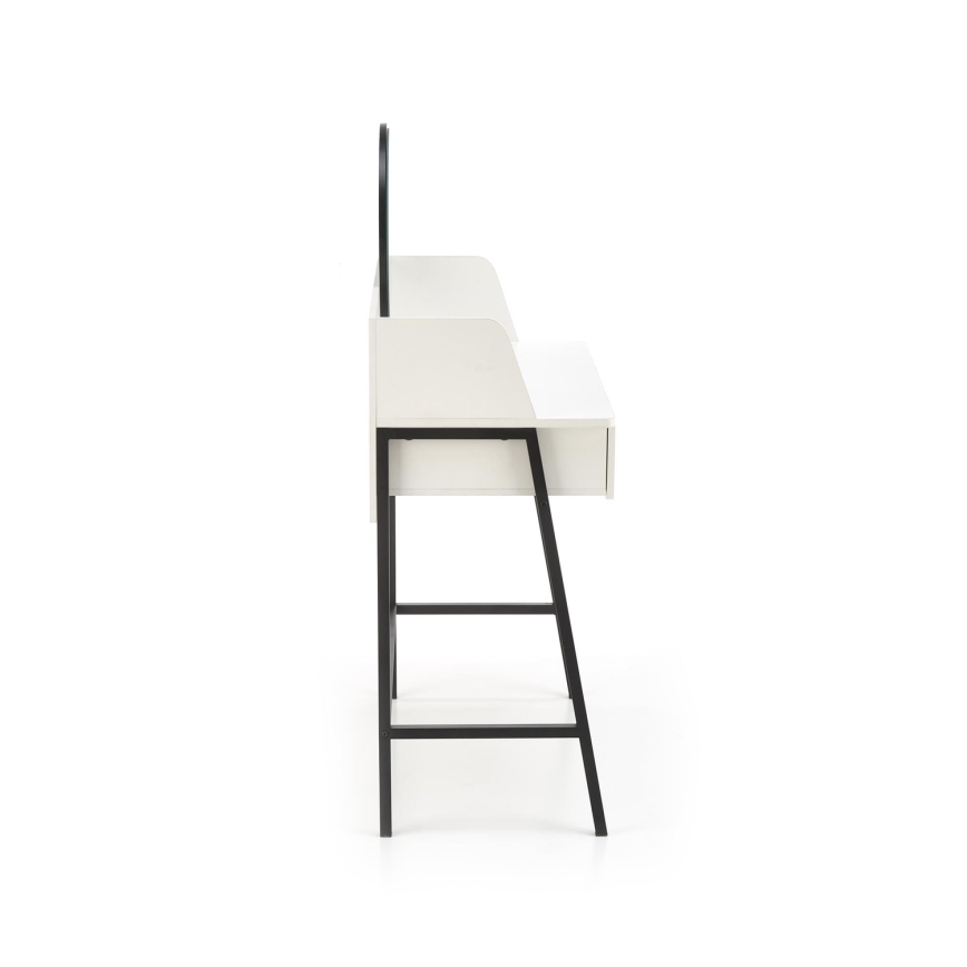 Toaletna miza AGNES 120x80 cm bela/črna