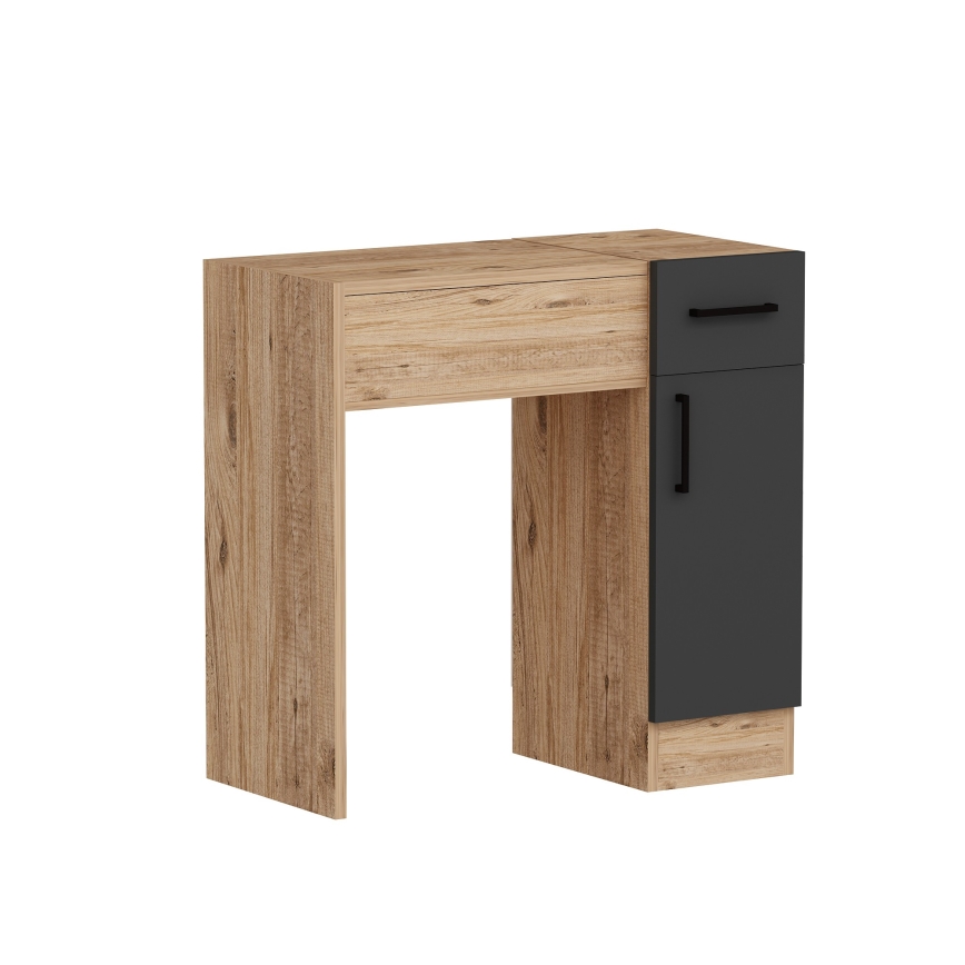 Toaletna miza INCI 108,8x77 cm bor atlantic/antracit