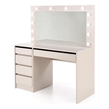 Toaletna mizica AMORIO 120x55 cm kašmir