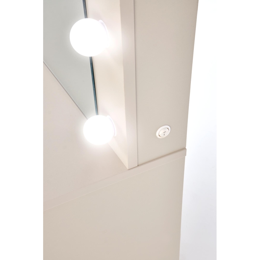 Toaletna mizica AMORIO 120x55 cm kašmir