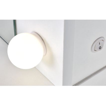 Toaletna mizica AMORIO, bela