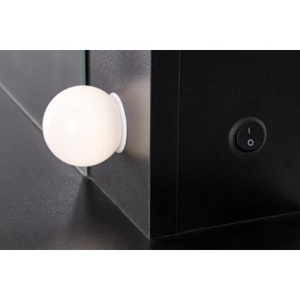 Toaletna mizica AMORIO črna