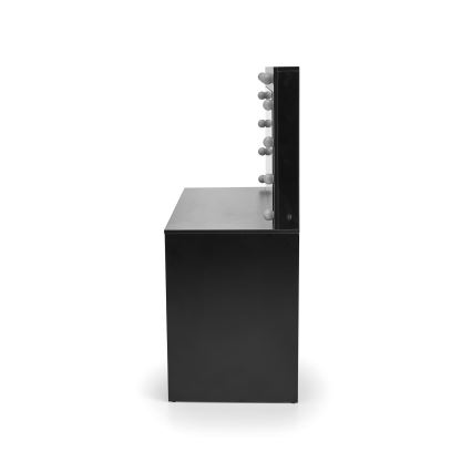 Toaletna mizica AMORIO črna