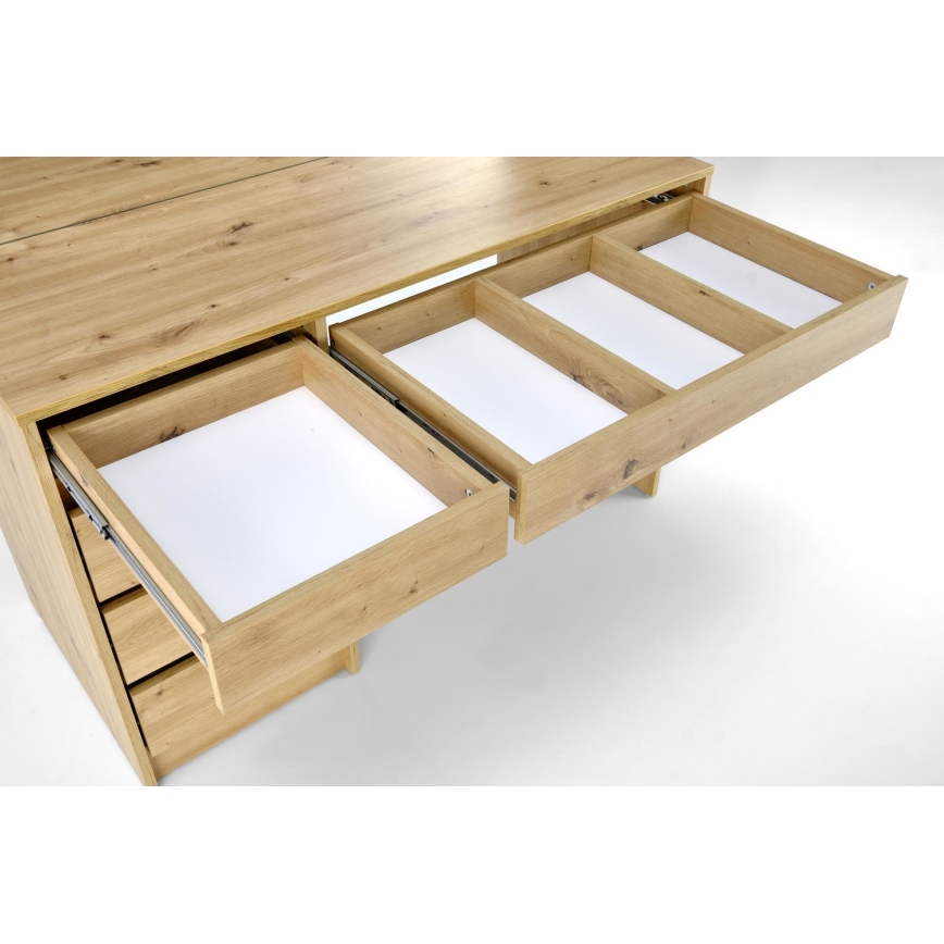 Toaletna mizica AMORIO hrast artisan