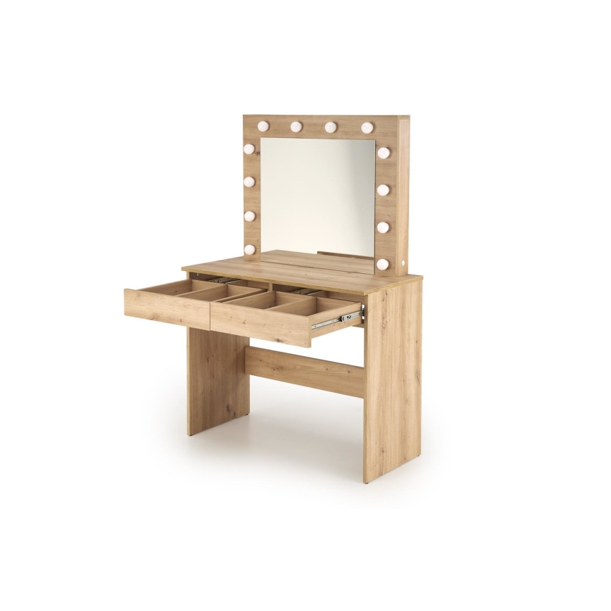 Toaletna mizica AMORIO hrast artisan