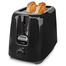 Toaster 700W/230V črn