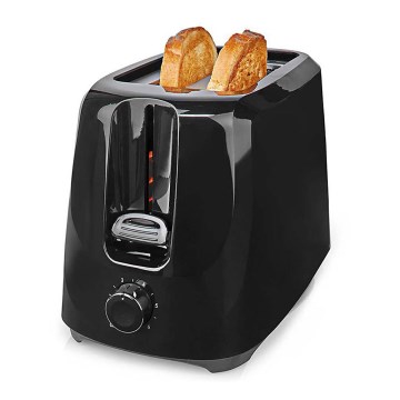 Toaster 700W/230V črn