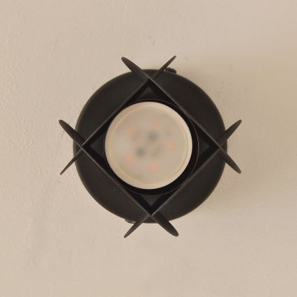 Točkovna svetilka GAMBIT 1xGU10/10W/230V črna