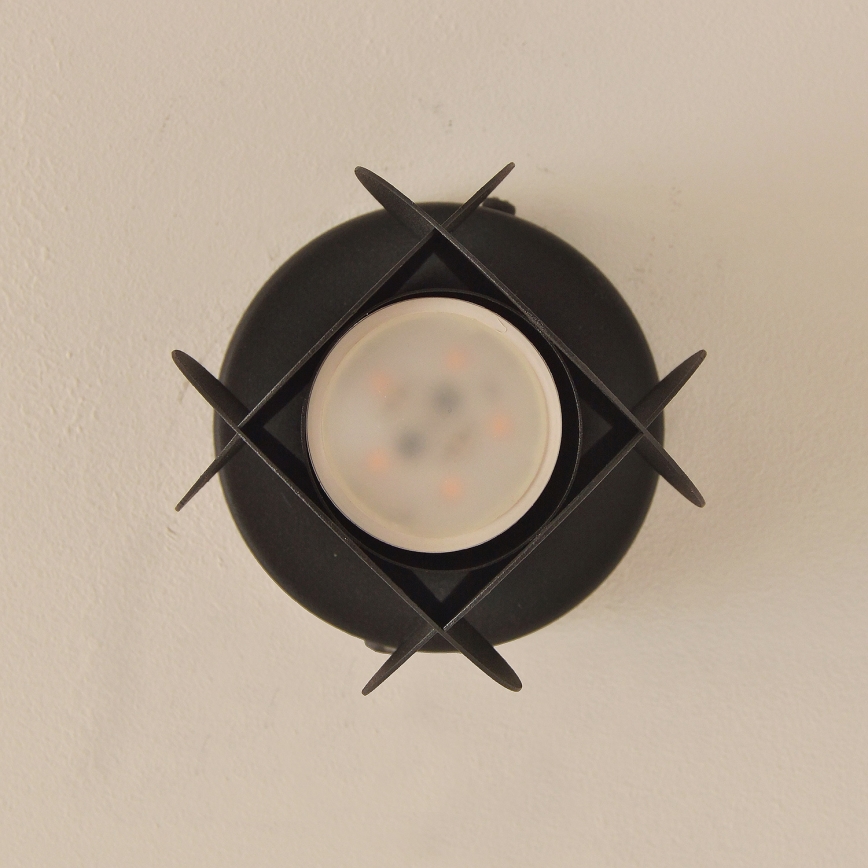 Točkovna svetilka GAMBIT 1xGU10/10W/230V črna