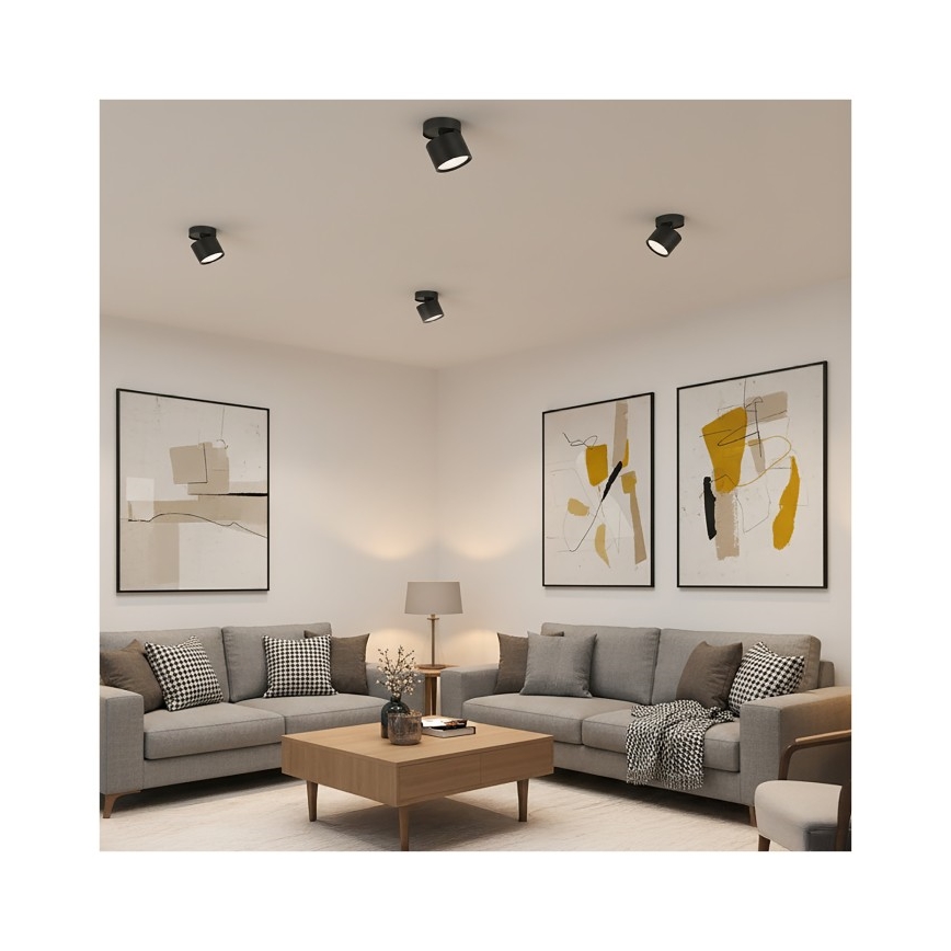 Točkovna svetilka OH12F 1xGX53/35W/230V 8,5 cm črna