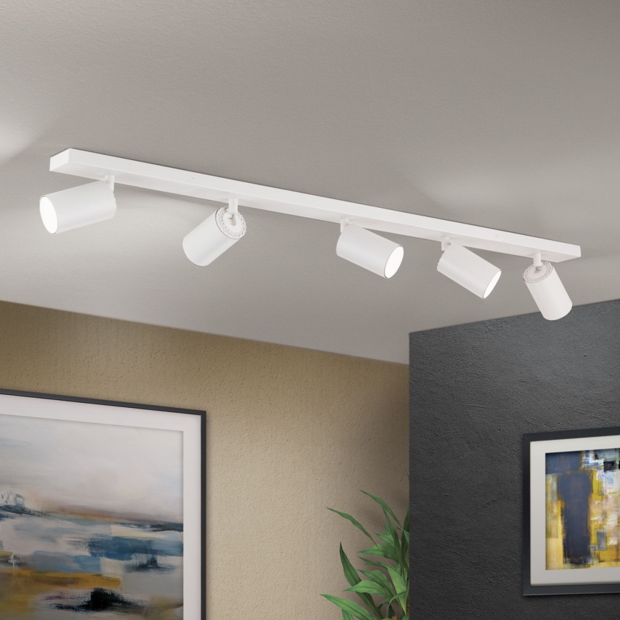 Točkovna svetilka SEAN 5xGU10/13W/230V bela