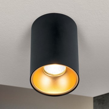 Točkovna svetilka STARLIGHT 1xGU10/50W/230V črna/zlata