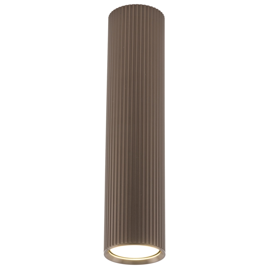 Točkovna svetilka TUNE L 1xGU10/10W/230V 24 cm rjava