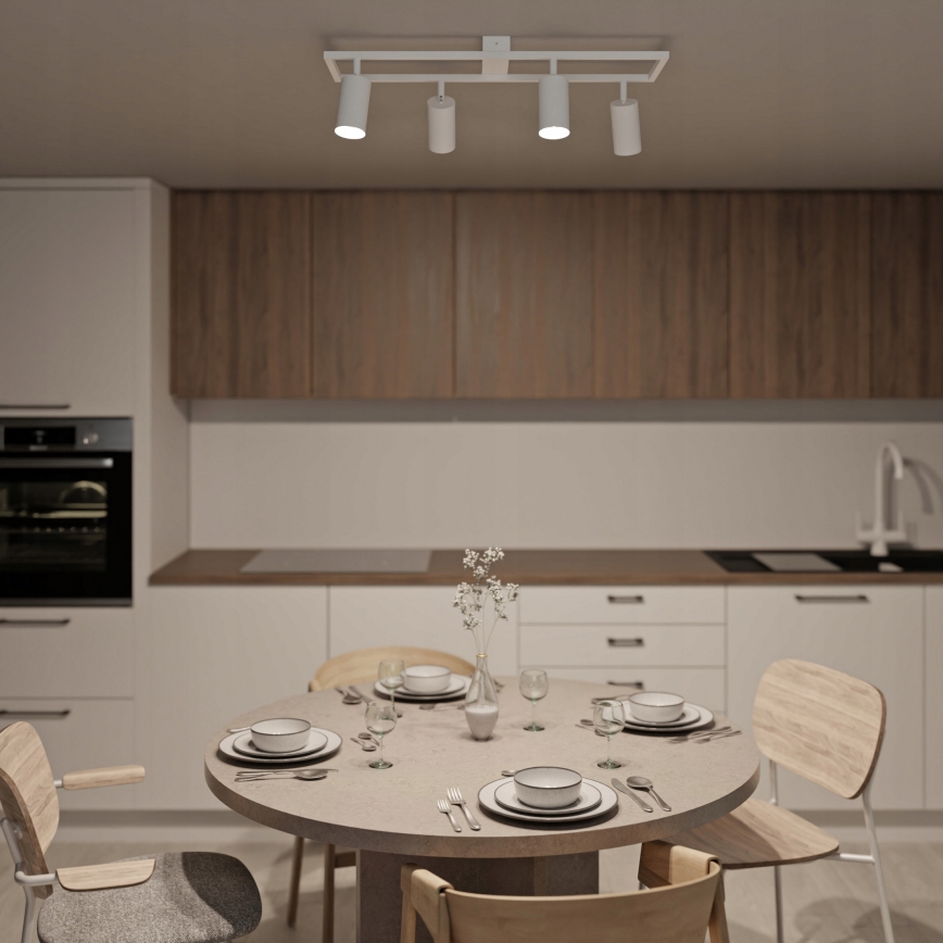 Točkovno svetilo 4xGU10/30W/230V, belo