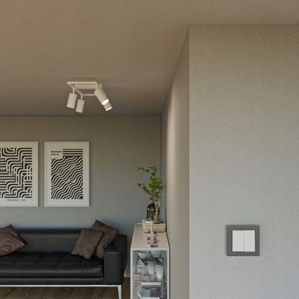 Točkovno svetilo 4xGU10/30W/230V, belo