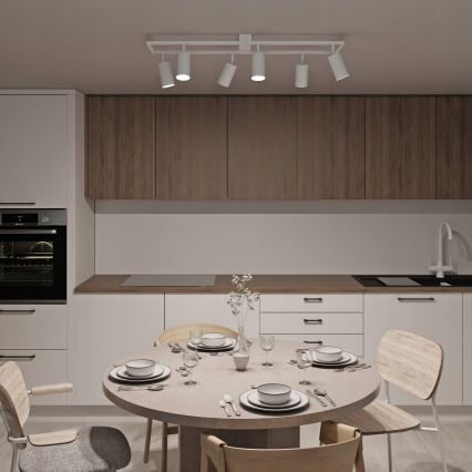 Točkovno svetilo 6xGU10/30W/230V belo