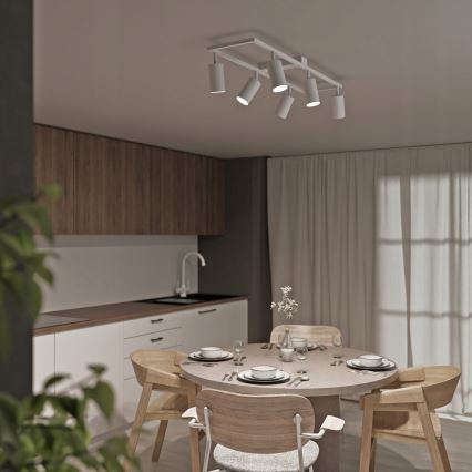 Točkovno svetilo 6xGU10/30W/230V belo