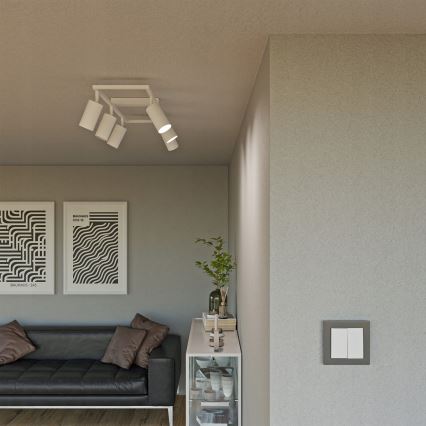 Točkovno svetilo 6xGU10/30W/230V belo