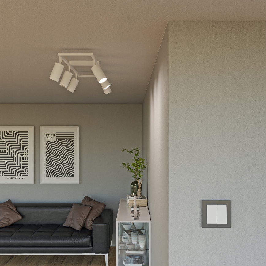 Točkovno svetilo 6xGU10/30W/230V belo