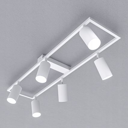 Točkovno svetilo 6xGU10/30W/230V belo