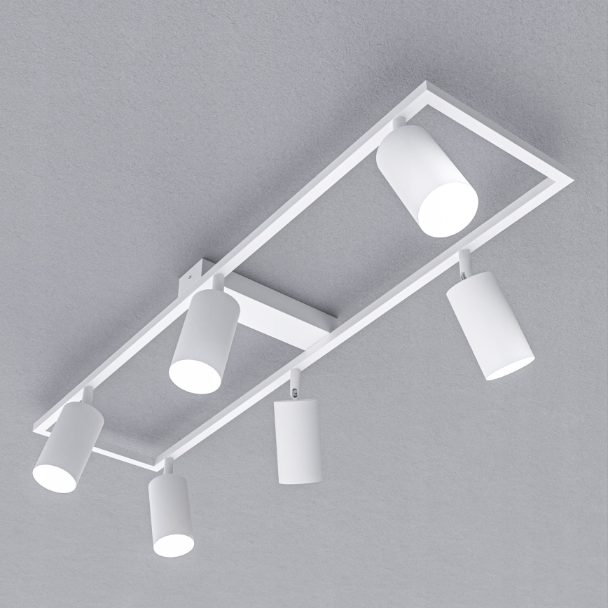 Točkovno svetilo 6xGU10/30W/230V belo