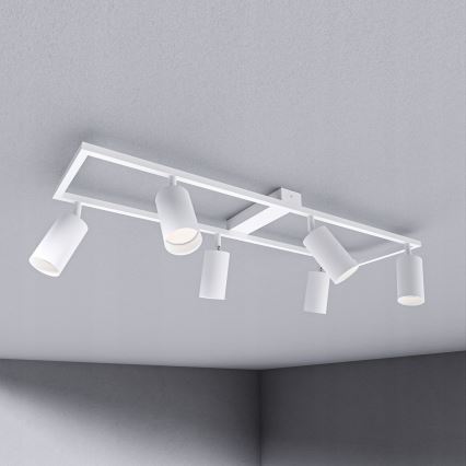 Točkovno svetilo 6xGU10/30W/230V belo