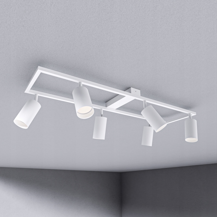 Točkovno svetilo 6xGU10/30W/230V belo