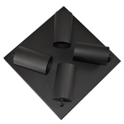 Točkovno svetilo FILO 4xGU10/30W/230V črna/zlata