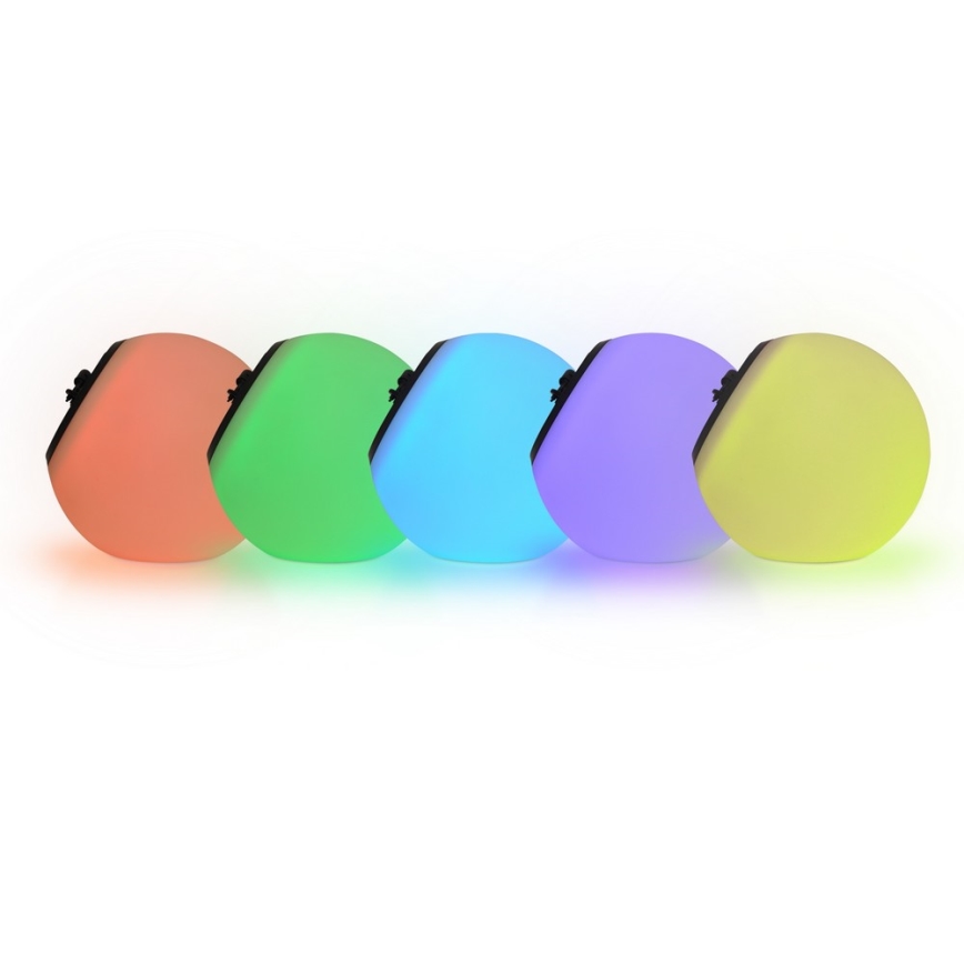 Top Light BALL RGB RC - LED RGB Zatemnitvena solarna svetilka BALL LED/1,2W/3,7V IP44 1800 mAh + Daljinski upravljalnik