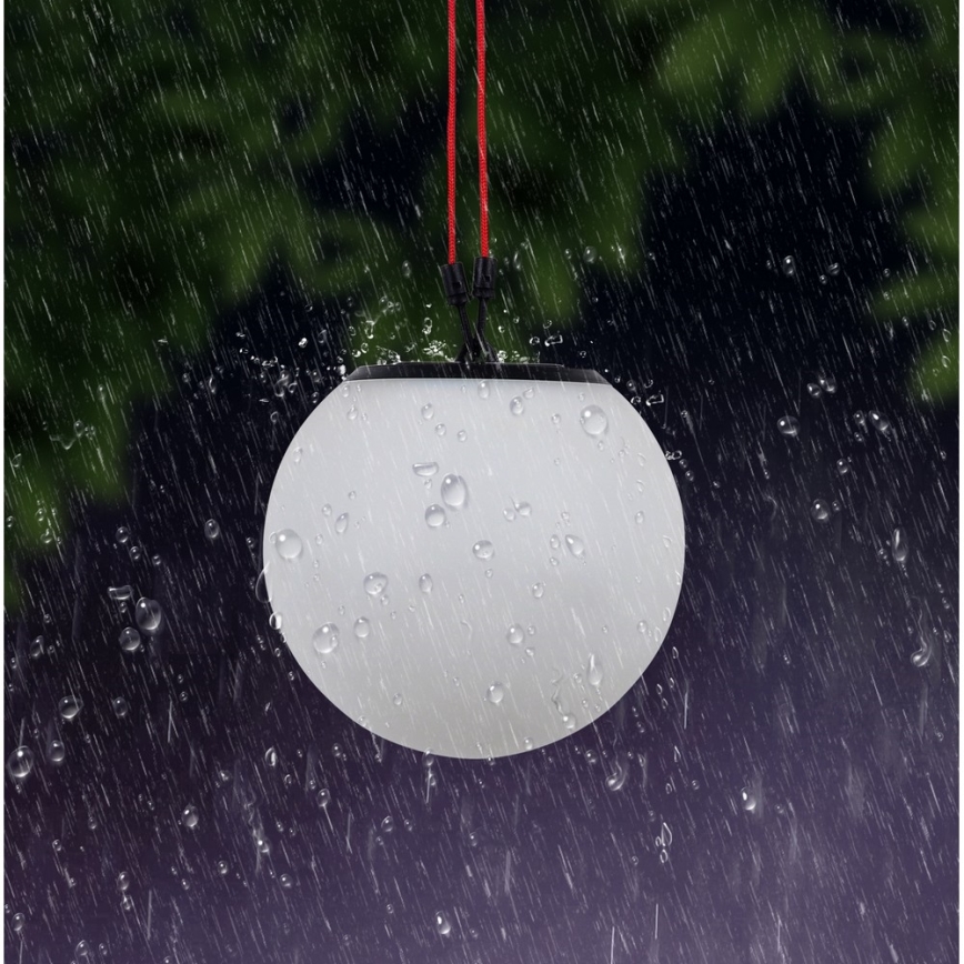 Top Light BALL RGB RC - LED RGB Zatemnitvena solarna svetilka BALL LED/1,2W/3,7V IP44 1800 mAh + Daljinski upravljalnik