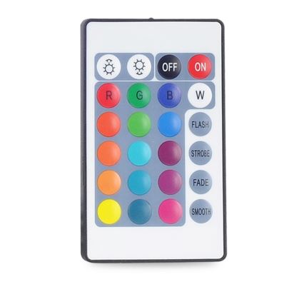 Top Light BALL RGB RC - LED RGB Zatemnitvena solarna svetilka BALL LED/1,2W/3,7V IP44 1800 mAh + Daljinski upravljalnik