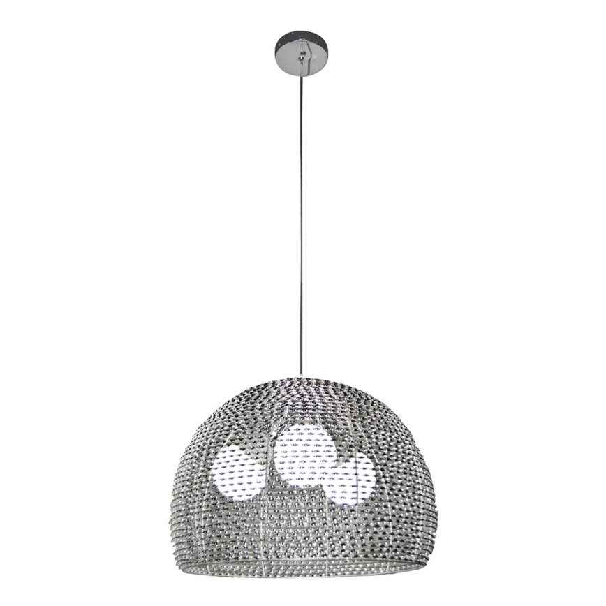 Top Light Davos 50 - Lestenec DAVOS 3xE27/60W/230V sijajni krom