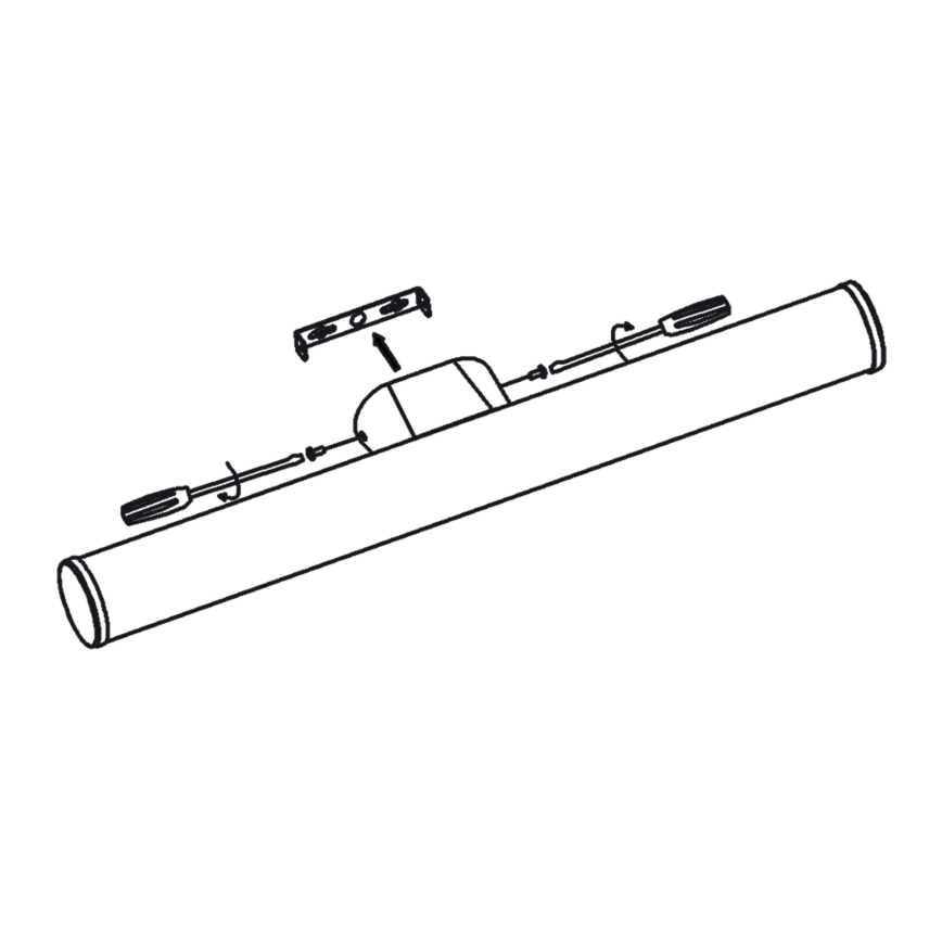 Top Light - LED Kopalniška luč za osvetlitev ogledala MADEIRA LED/8W/230V 40 cm IP44