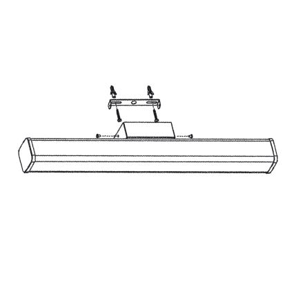 Top Light - LED Kopalniška luč za osvetlitev ogledala MADEIRA LED/8W/230V 40 cm IP44