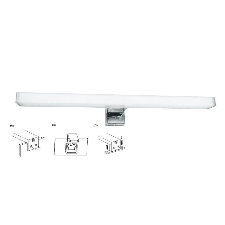 Top Light - LED Kopalniška luč za osvetlitev ogledala OREGON LED/7W/230V 40 cm IP44