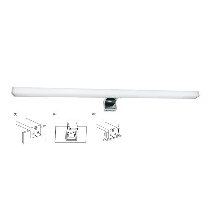 Top Light - LED Kopalniška luč za osvetlitev ogledala OREGON LED/9W/230V 60 cm IP44