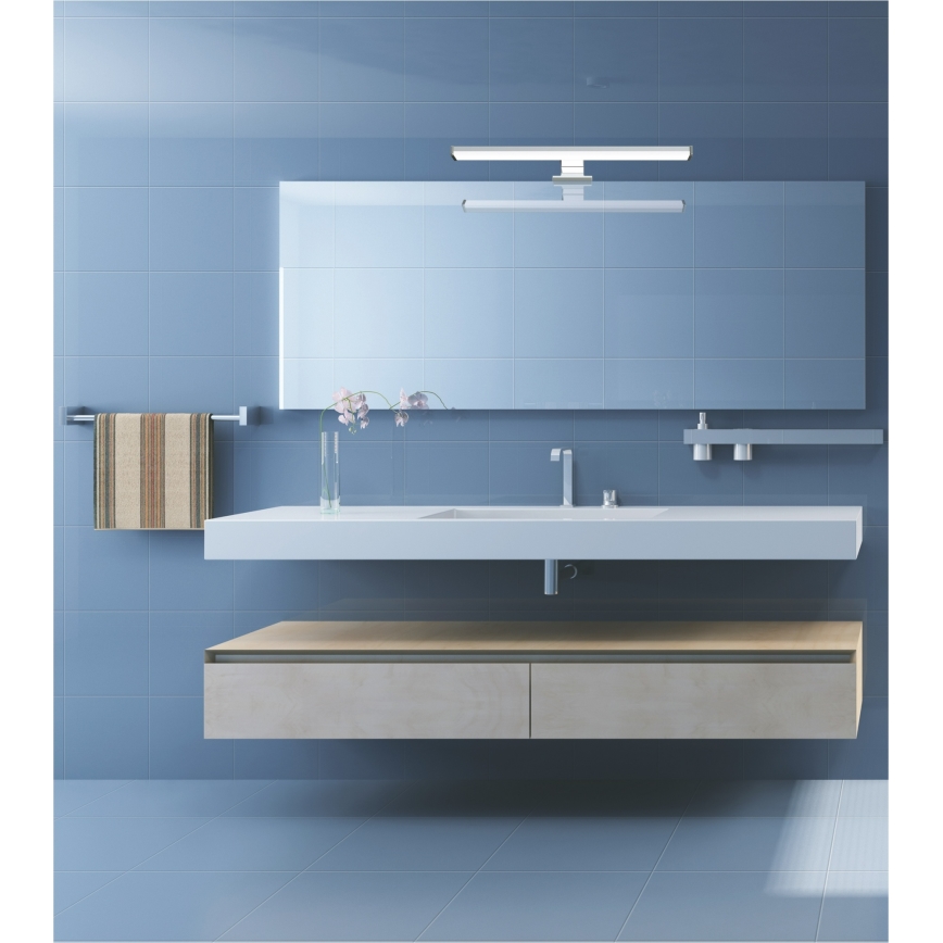 Top Light - LED osvetlitev za kopalno ogledalo TEXAS LED/8W/230V 3000/4000/6500K IP44 40 cm matni krom