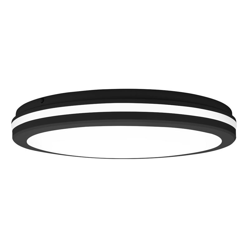 Top Light - LED kopalniška stropna svetilka COMET LED/40W/230V 3000/4000/6500K IP54 črna, premer 40 cm