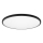 Top Light - LED Kopalniška stropna svetilka ONYX LED/24W/230V IP44 3000/4000/6500K pr. 39 cm črna