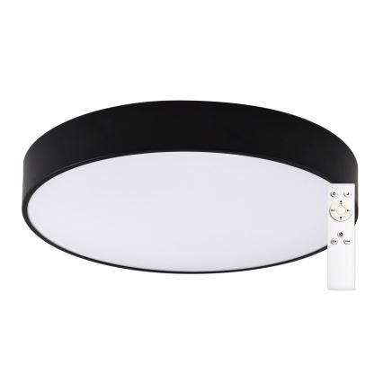Top Light - LED Kopalniška zatemnitvena stropna svetilka PETAL LED/48W/230V IP44 3000-6500K pr. 48 cm črna + Daljinski upravljalnik
