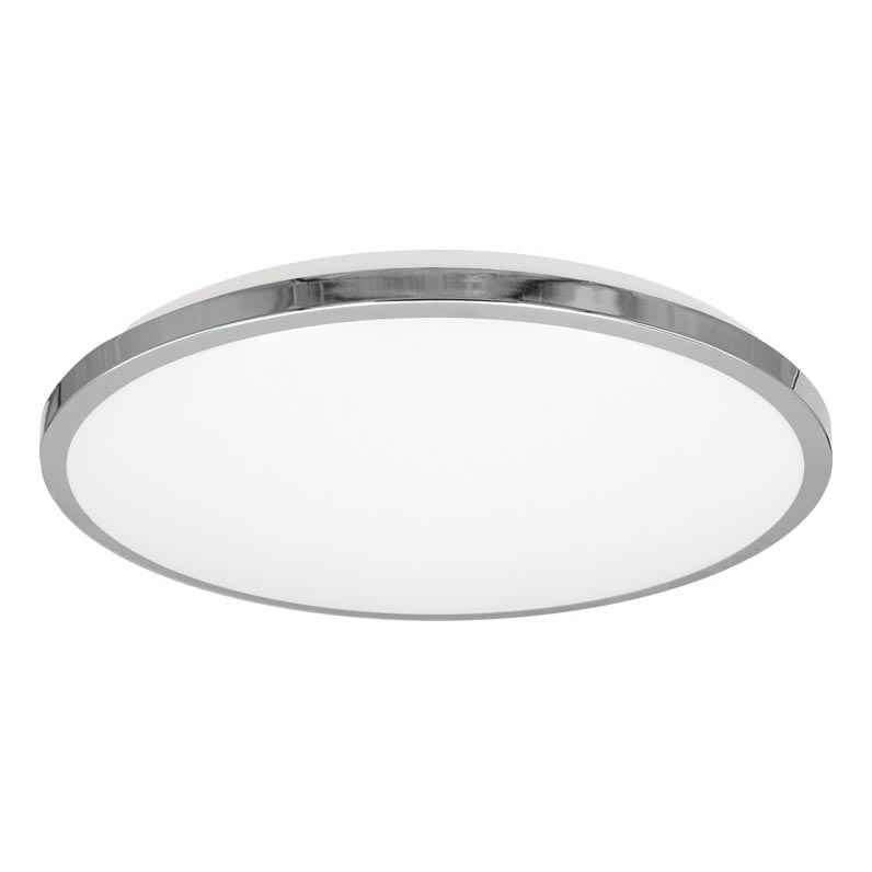 Top Light - LED Kopalniška stropna svetilka SILVER LED/10W/230V IP44 3000/4000/6500K pr. 29 cm sijajni krom