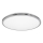 Top Light - LED Kopalniška stropna svetilka SILVER LED/10W/230V IP44 3000/4000/6500K pr. 29 cm sijajni krom