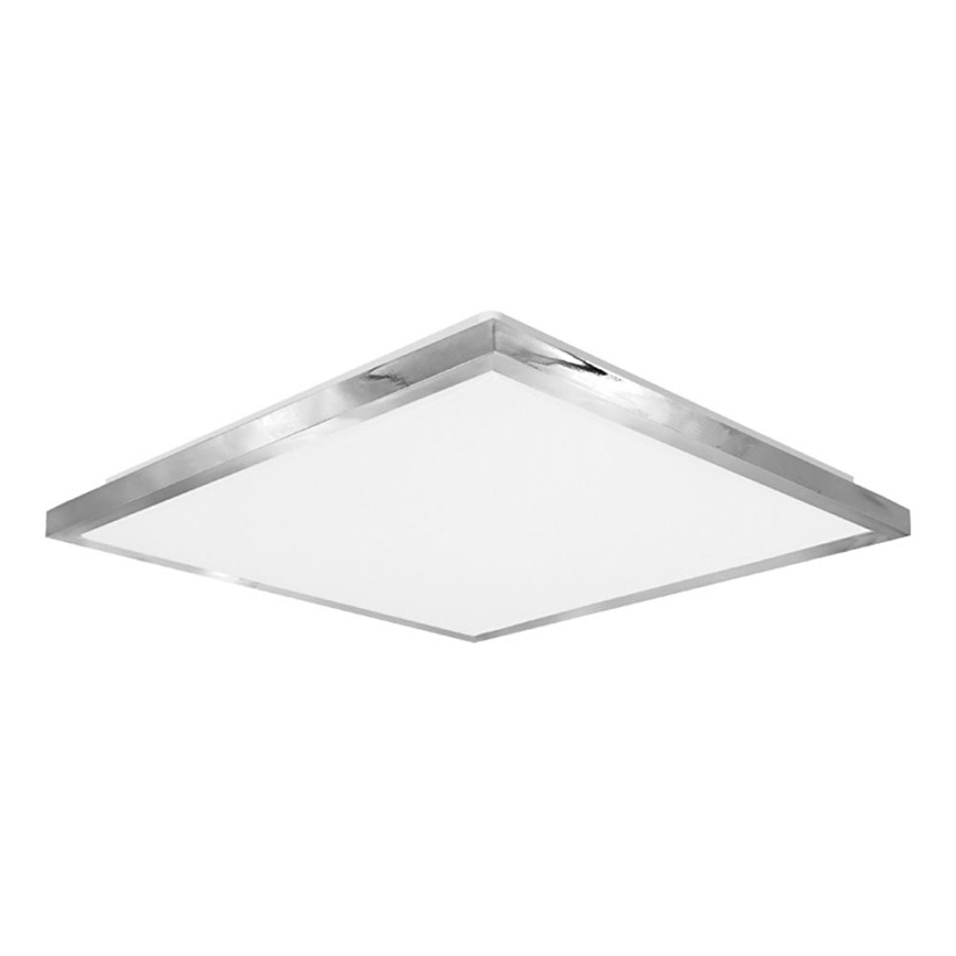 Top Light - LED Kopalniška stropna svetilka SILVER LED/24W/230V IP44 3000/4000/6500K 38x38 cm mat krom