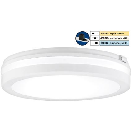 Top Light - LED Kopalniška svetilka COMET LED/15W/230V 3000/4000/6500K IP54 pr. 20 cm bela