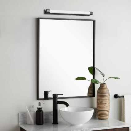 Top Light - LED Kopalniška osvetlitev za ogledalo TURIA LED/8W/230V 3000/4000/6500K IP44 40 cm črna