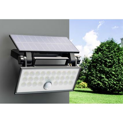Top Light - LED Solarna stenski reflektor s senzorjem HELEON PRO LED/8W/3,7V IP65 4000K 2600 mAh