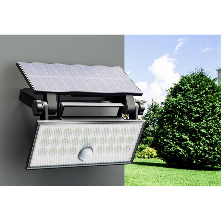 Top Light - LED Solarna stenski reflektor s senzorjem HELEON PRO LED/8W/3,7V IP65 4000K 2600 mAh